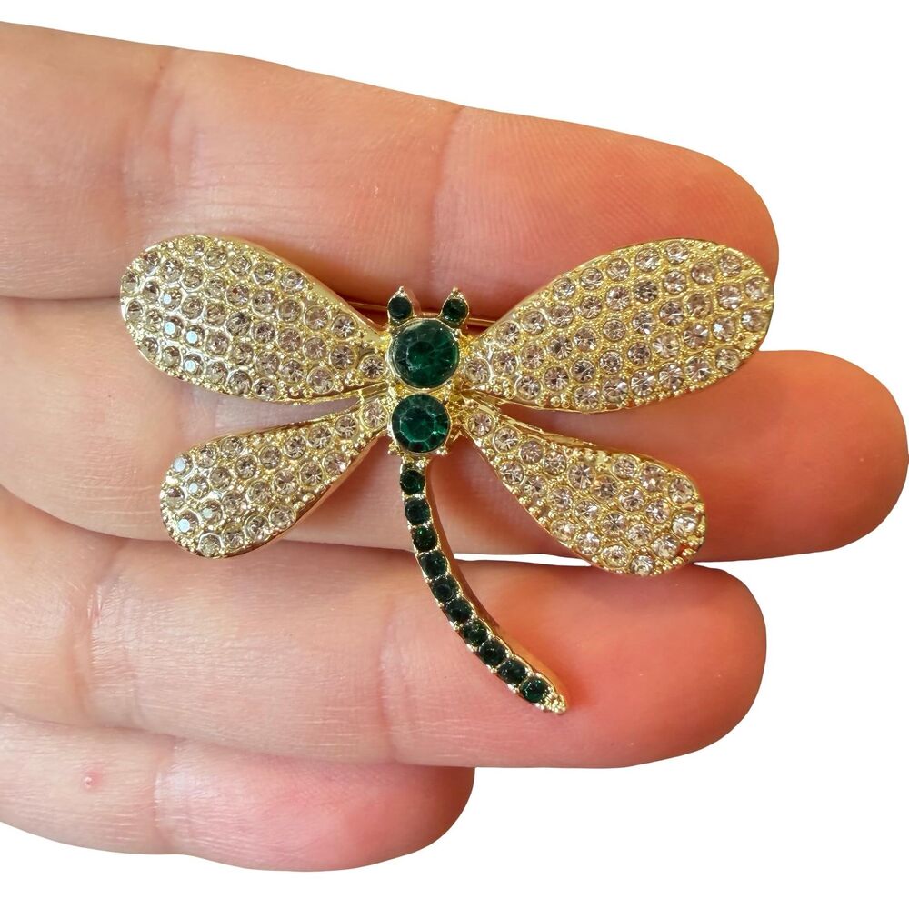 Vintage Jewelry Dragonfly Brooch Dragonfly Pin